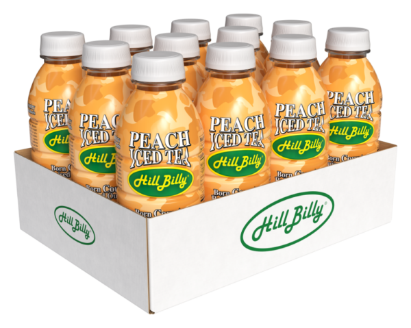 HillBilly Peach Iced Tea 16.9oz